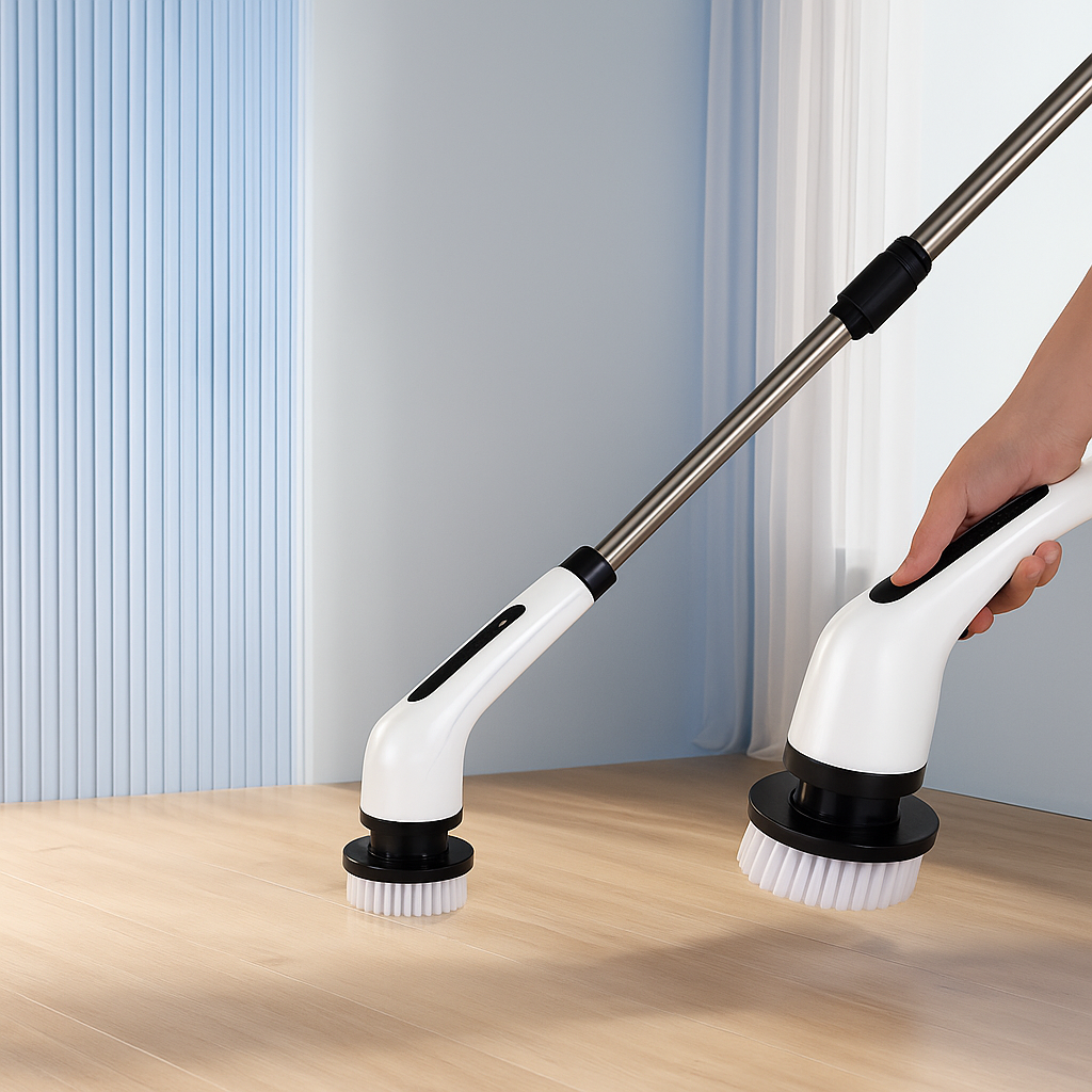 SpinPro™ – Cordless Electric Cleaning Brush 4-in-1 | Power, Precision & Style for the Modern Home