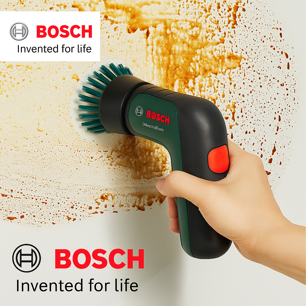 🧽 Bosch UniversalBrush™ – The Ultimate Power Scrubber for Effortless Deep Cleaning